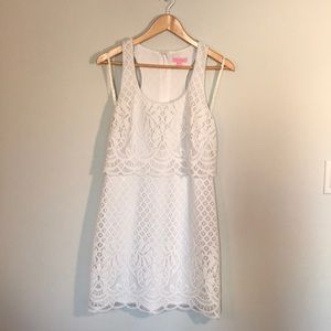 Lilly Pulitzer White Lace Dress size S